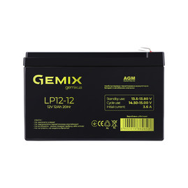 Акумуляторні батареї Акумуляторна батарея Gemix LP12-12 Чорний